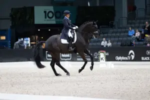 Elisabet Ehrnrooth ja Heslegard's Furst Louis, kuva Heidi Lammi